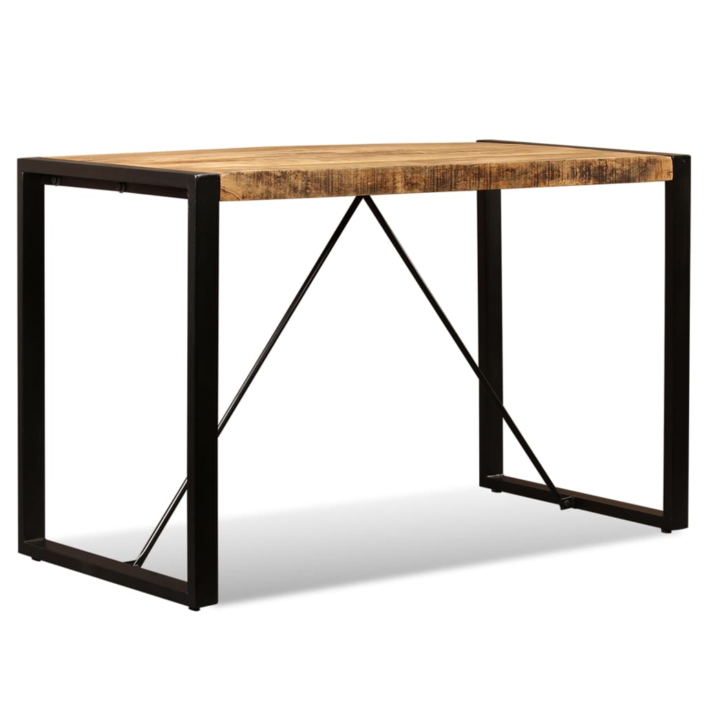 Vidaxl Stół Jadalniany, Surowe Drewno Mango, 120 Cm