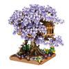 Compatible Purple Cherry Blossom Tree House for Lego with Castle Bouquet, Assembly Toys for Kids, Gift & Exquisite Ornament