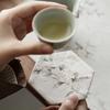 1PCS Double Layer Cotton Linen Coaster Chinese Heat Insulation Anti-slip Tea Mug Mat Drinkware Dining Table Decor Kitchen Dishes