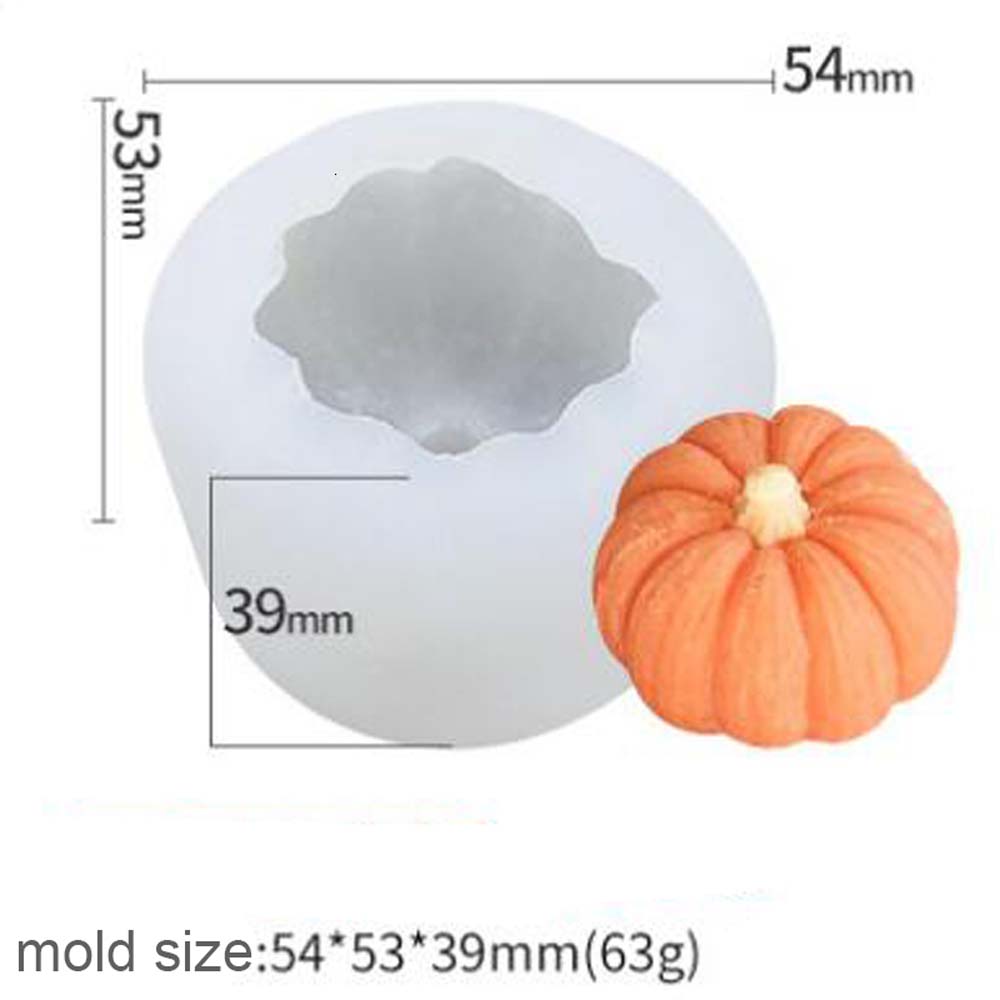 

Handmade Fondant Halloween Pumpkin Chocolate Soap Candle Mold Pumpkin Mold Baking Tool Decoration S