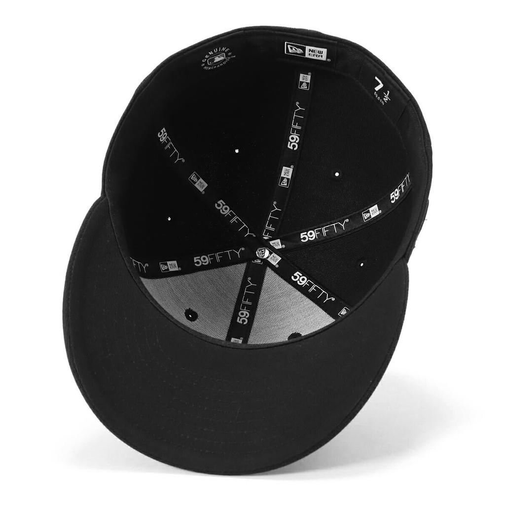 New Era 59FIFTY Cap MLB New York Yankees NY Black 7 Side Patch ONSPOTZ Exclusive and Hat 5950 Side Patch Deep Gill BB Cap UV Protection Trendy Design