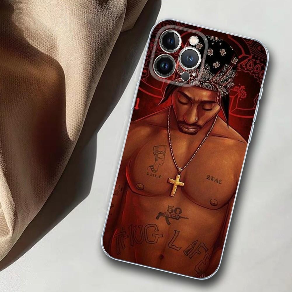 2pac Tupac Amaru Shakur Makaveli Handyhülle Für iPhone 14 11 12 13 Mini Pro XS Max Hülle 6 7 8 Plus X XR SE 2020 Funda Schale