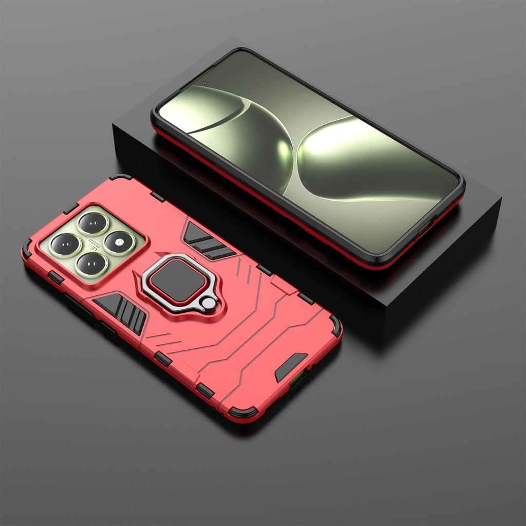 For Xiaomi 14T Case PC+TPU Protective Phone Cover with Ring Kickstand