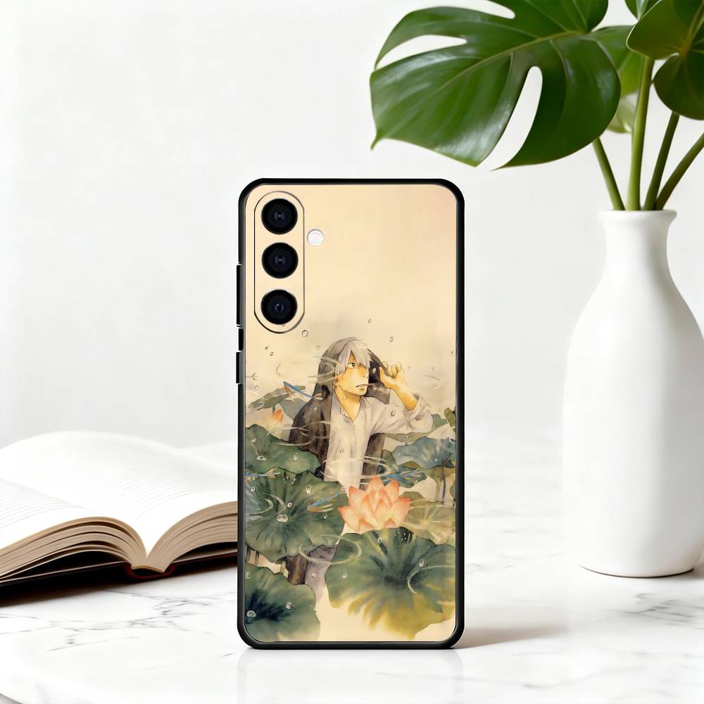 M-Mushishi G-Ginko-MGES Phone Case Black Silicone Soft For Samsung Galaxy A73,A72,A71,A70,A53,A52,A51