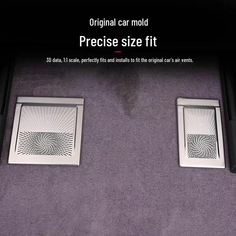 Compatible with 25 Avita 12 Models, Stainless Steel Under-seat Air Vent Cover, Anti-clogging and Dustproof.