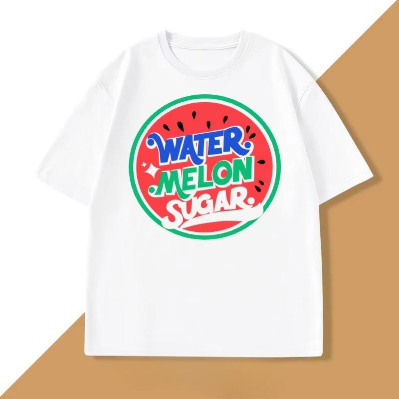 Twinkling Watermelon Tshirt Unisex Women Casual Short Sleeve T Shirt Cotton Breathable Tshirt Funny Summer Unisexs Clothes Tops