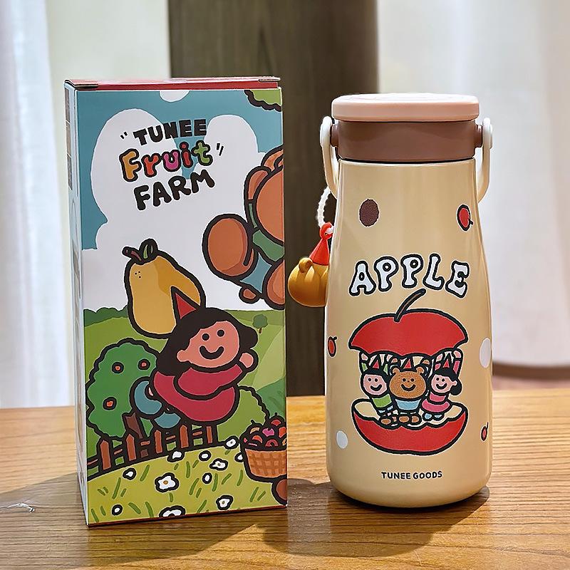 

TUNEO Portable Series 316 Stainless Steel Insulated Cartoon Cup - Large Capacity 600ML