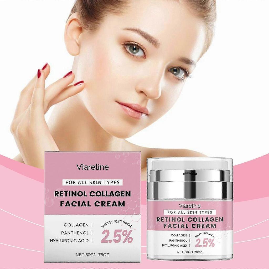 Retinol Facial Moisturizing Anti-Wrinkle Cream with Collagen and Hyaluronic Acid Instant Lifting Cream for Men and Women
