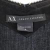 ARMANI EXCHANGE Short sleeve French Sleeve Zip one piece 8 black Women Used