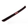 Black & Red Door Sill Strip 90cm x 7cm 1pcs 90cm Car Auto Rear Trunk New