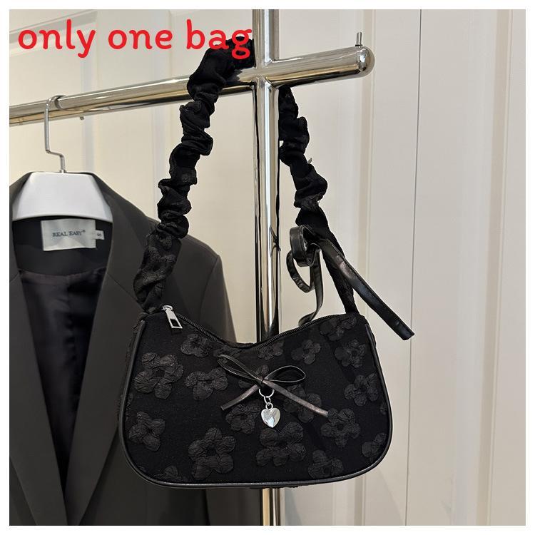 Französische kleine Umhängetasche für Damen Sommer Mode Pu-Material Mit Reißverschluss Für den täglichen Gebrauch
