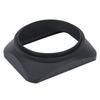 Haoge 62mm Square Metal Screw-in Mount Lens Hood Shade with Cap for Hasselblad XCD 45Pmm F/4 Lens