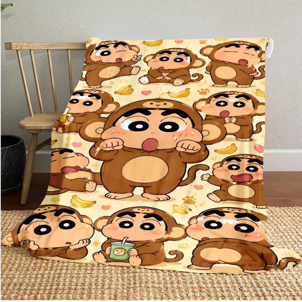 ShinChan Plüschdecke Weich Bequem Alle Jahreszeiten Perfektes Geschenk Sofa Büro Nickerchen Outdoor Reise Decke