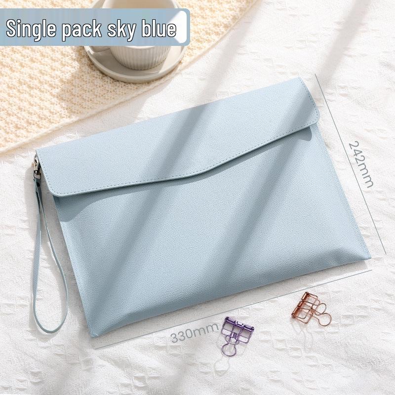 Custom A4 Lychee Grain Document File Bag and Briefcase