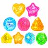 Ball Toy Set with Gold Glitter, Slow Rising Toys for Kids and Adults
