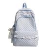 College-Stil Wellenpunkt Student Schulrucksack Damen Spitze Rucksack