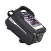 Waterproof Bicycle Phone Mount Bags Front Frame Top Tube Bag with Touchscreen Phone Holder Case Cycle Bike Tool Storage Bag Pack