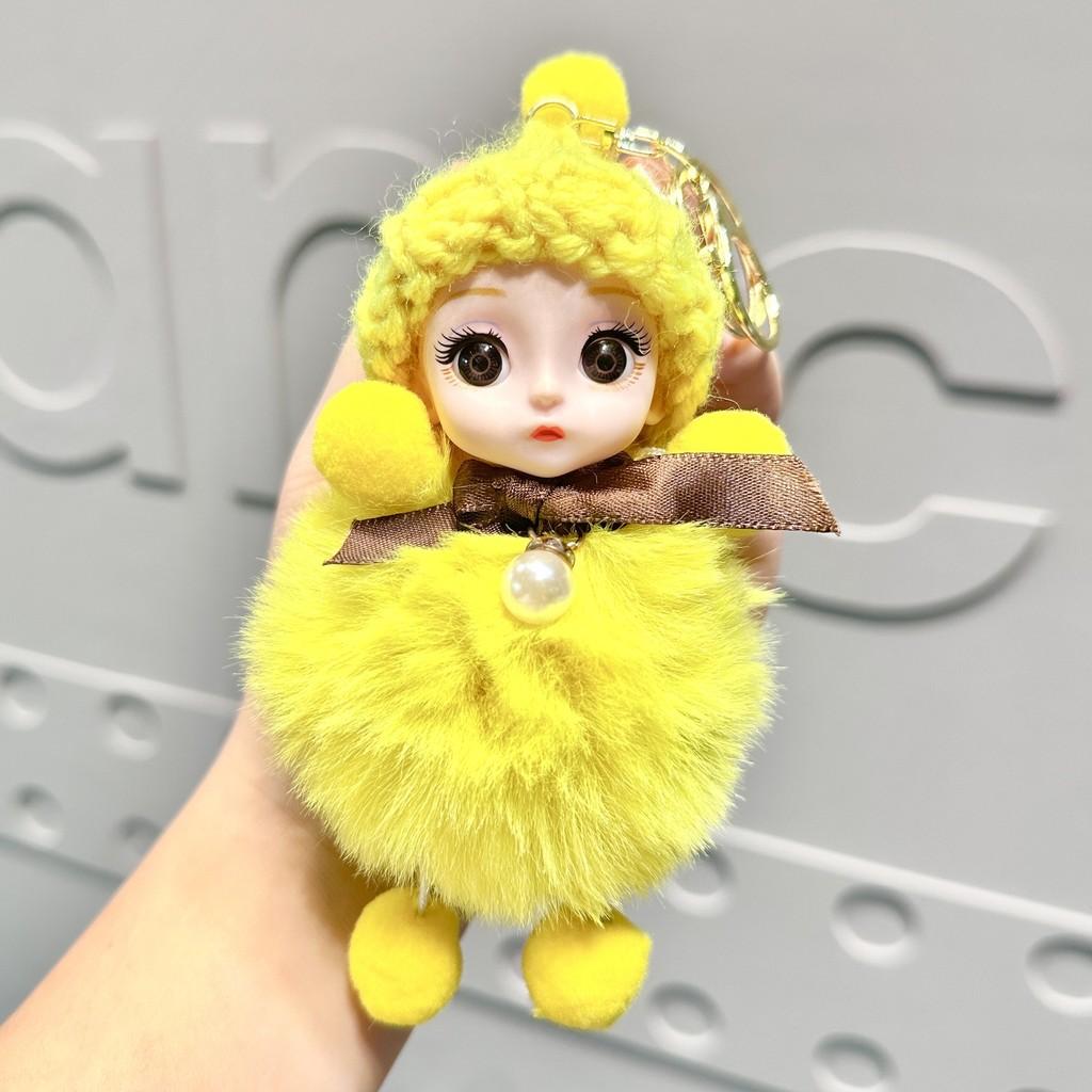And Sweet Soft Plush Bigeyed Doll Keychain Accessory For Kids Gifts Collectibles And
