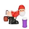 Máquina de Bolhas Automática de Natal Com Luzes Música Divertido Papai Noel Bolhas Brinquedos 60ml Solução de Bolhas