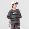 Boys' American Retro Striped Short-Sleeve T-Shirt