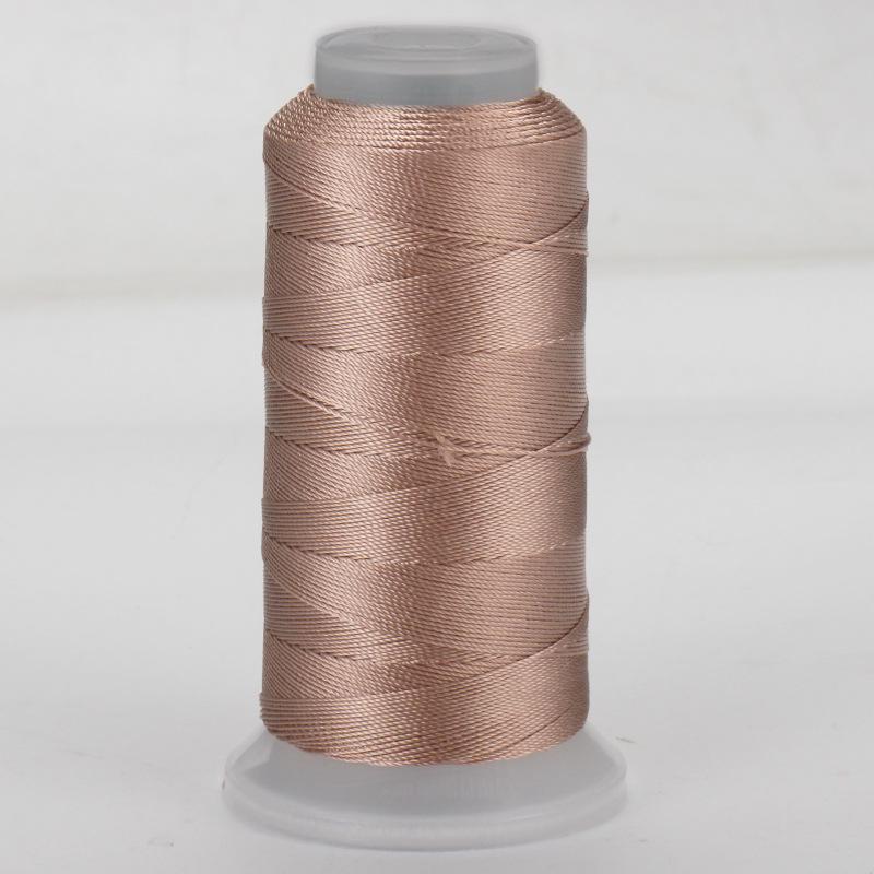 Czerwony pleciony sznurek 0,8 mm 18-żyłowy do nawlekania koralików, węzłów chińskich, frędzli, owijania drutem i bransoletek DIY.