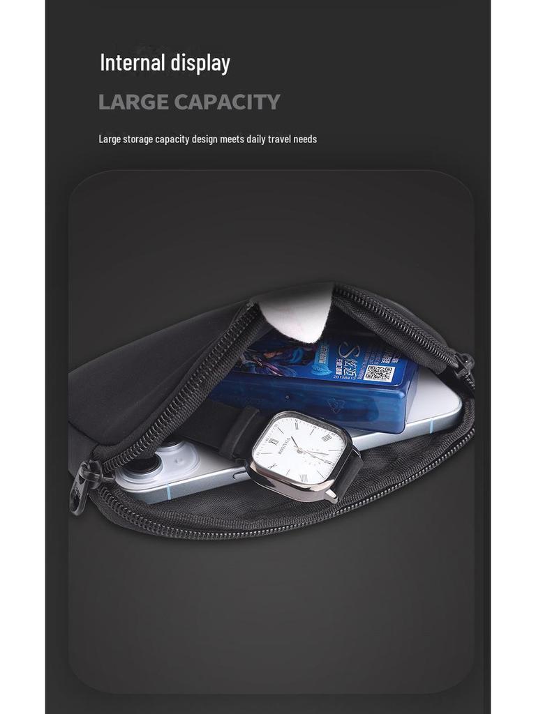 Herren 2024 Casual Mini Umhängetasche - Sommermode Handy Taille & Messenger Bag