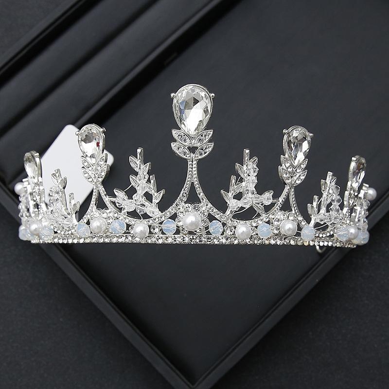 Crown Tiara Bride  Rhinestone Crown  Wedding Dress  Adult Ceremony Birthday  Princess Hair Accessories  Children