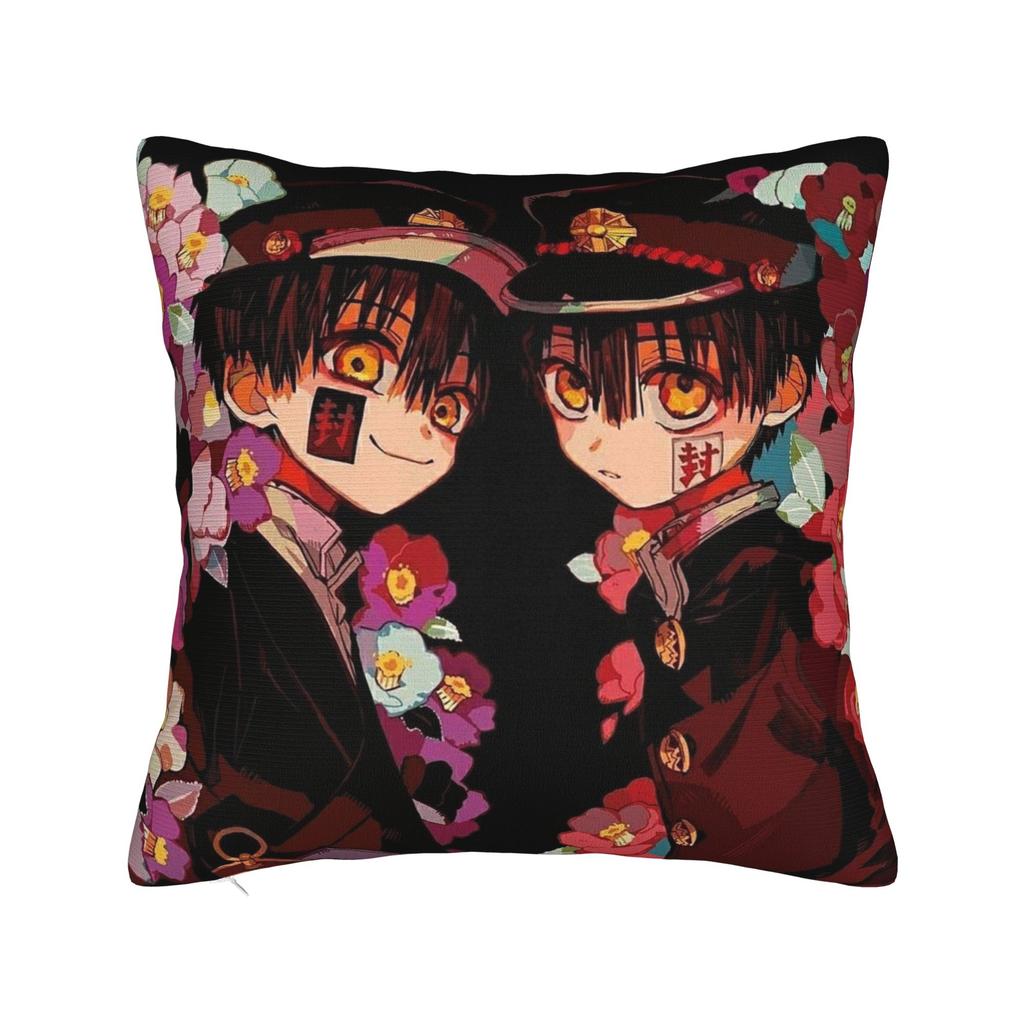 TBHK Manga Square Pillow Covers Polyester Home Hanakoo Nene Yashiro Cushion Cover Cool Home Decoration Throw Pillow Case 40*40