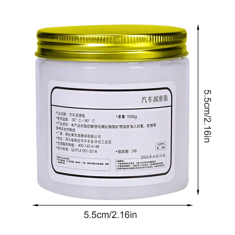 Car Sunroof Track Lubricating Grease Door Abnormal Noise Antirust Oil White Mechanical Maintenance Gear Oil Grease Lubricating