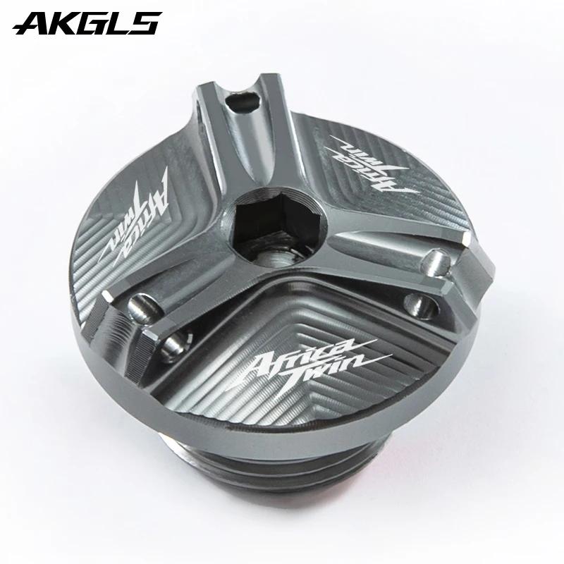 Motorcycle Engine Oil Cap Bolt Fuel Filler Cap Protection Accessories For HONDA Africa Twin CRF 1100 1000 L CRF1100L CRF1000L