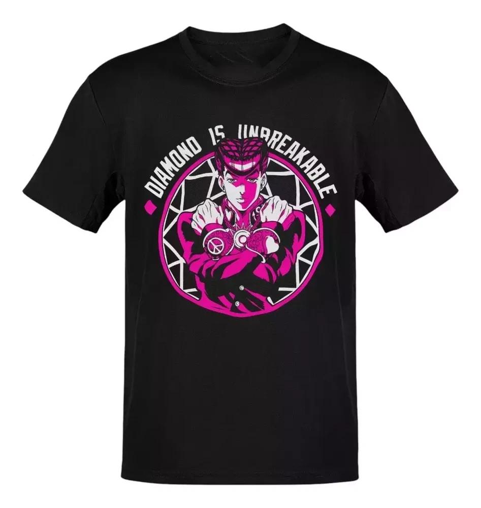 Anime Jojos Josuke Higashikata Pink T Shirt Size S 4xl Gift For Friends S