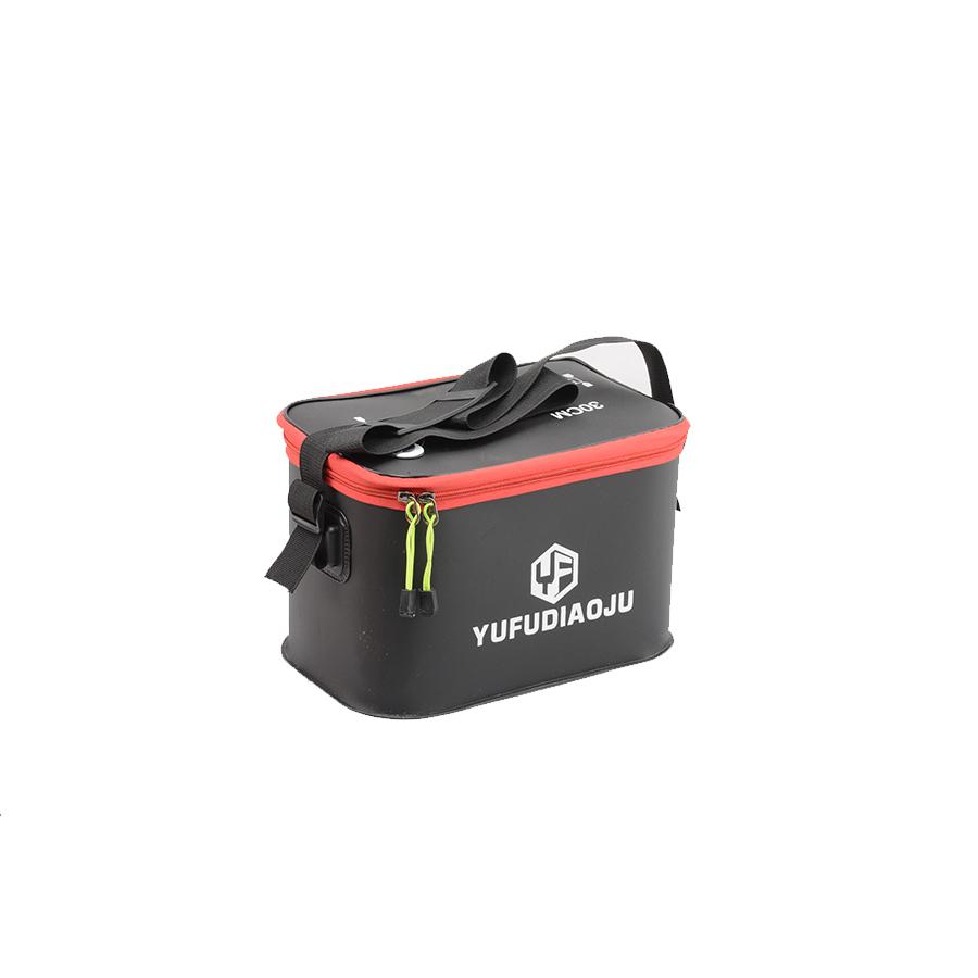 Collapsible Live Well Bucket - Waterproof EVA Storage for Fishing, Crabbing & Boat Trips