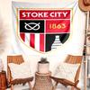 Stoke City F.C. Tapestry Wall Hanging Room Background Cloth Home Decor Beach Mat Yoga Mat Sofa Bed Sheet