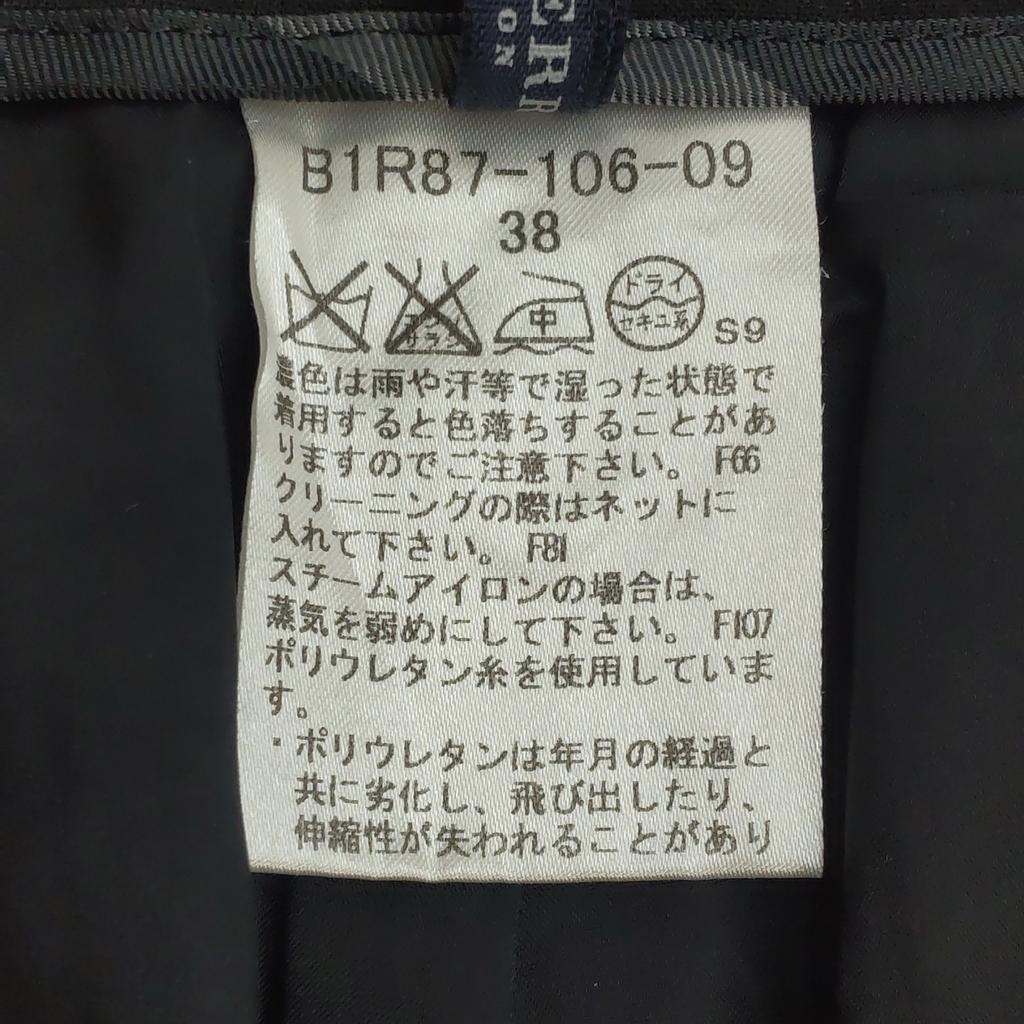 Burberry Straight Pants [38/Women M/79cm Inseam/Black] Japan(USED)