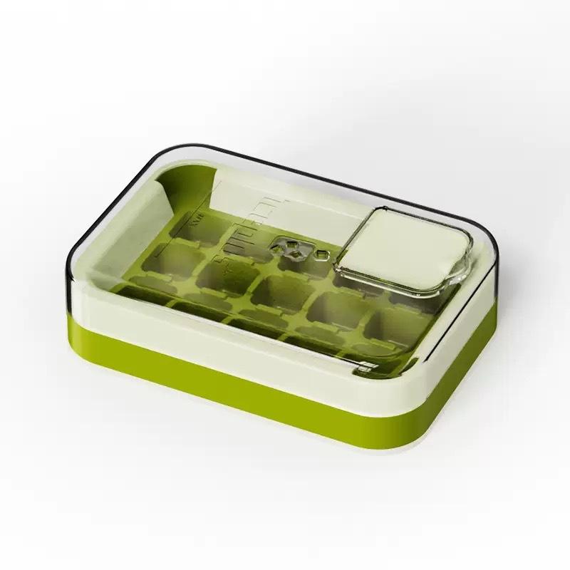 Pressione Moldes de Cubos de Gelo Bandejas de Cubos de Gelo para Fazer Gelo Modelos Congeladores de Caixa Doméstica de Qualidade Alimentar Sem BPA Armazenamento Caseiro no Refrigerador e Ferramentas Mágicas para Fazer