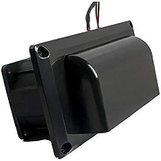 Exhaust Fan, 12V RV Side Vent Fan, Air Vent Ventilation Fan Plastic Exhaust Fan for RV Motorhome Caravan Camper Boat Marine Yacht (Black)