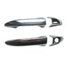 Pour Hyundai i20 Coupe Active GB MK2 2015 - 2018   Couvercles de Poignée de Porte Moulure Autocollant ABS Chrome Accessoires de Style de Voiture