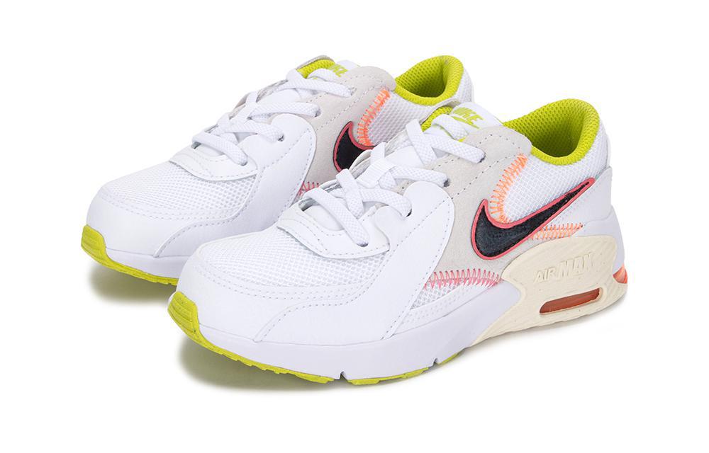 Nike Air Max Excee PS Low Top Kids Lifestyle Shoes White Gray Pink Children Aged 3 7 Years Old CD6892-120