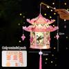 Mid Autumn Festival Lantern Palace Shape DIY Lantern Handmade Luminous Lamp Holiday Hanging Light Decor Birthday Gift Lanterns