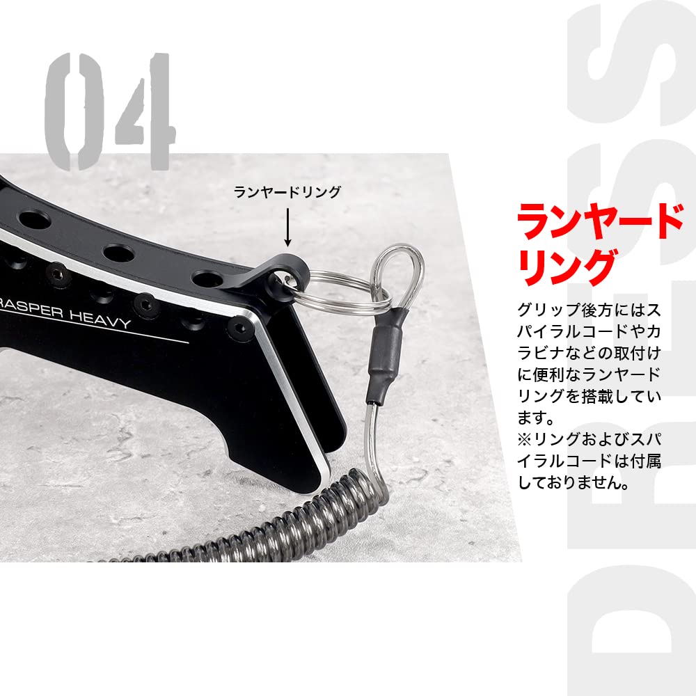 DRESS GRASPER Battleship Folding Fishing Machined Stainless for Fish Grabbing and Landing HEAVY, Gray, Grip, Steel,