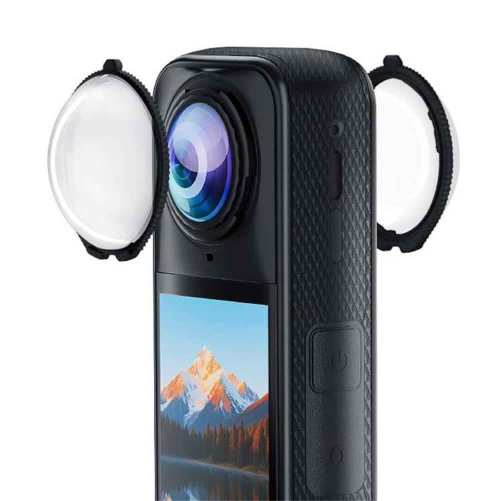 Lens Guards Anti-Scratch Lens Protective Cover Protective Lens Cap Cover for Insta360 X5 Camera
