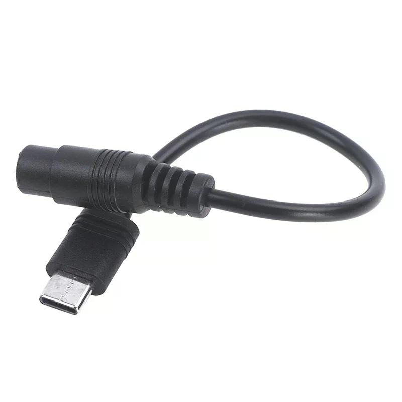 DC Typ-C Buchse auf 5.5*2.1 Buchse Kabel 5521 Stromanschluss DC Stromanschluss 5.5x2.1 Adapter USB Typ C Konverter