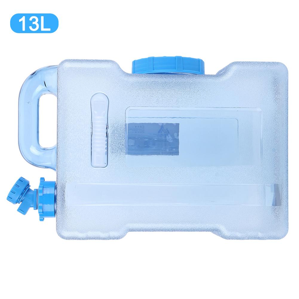 Large Capacity Portable Water Bucket Driving Pure Water Tank Container with Faucet for Outdoor Camping Cooking Picnic Hiking