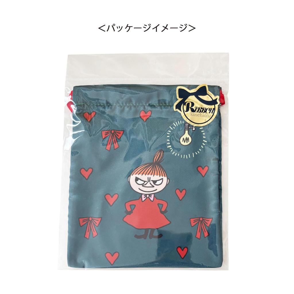 Small Planet Moomin Ribbon Drawstring Bag Little My Ribbon