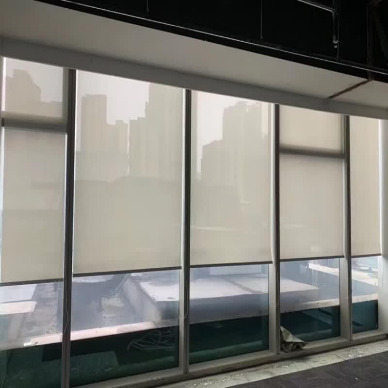 NHZHIW Imitation Linen Roller Blind