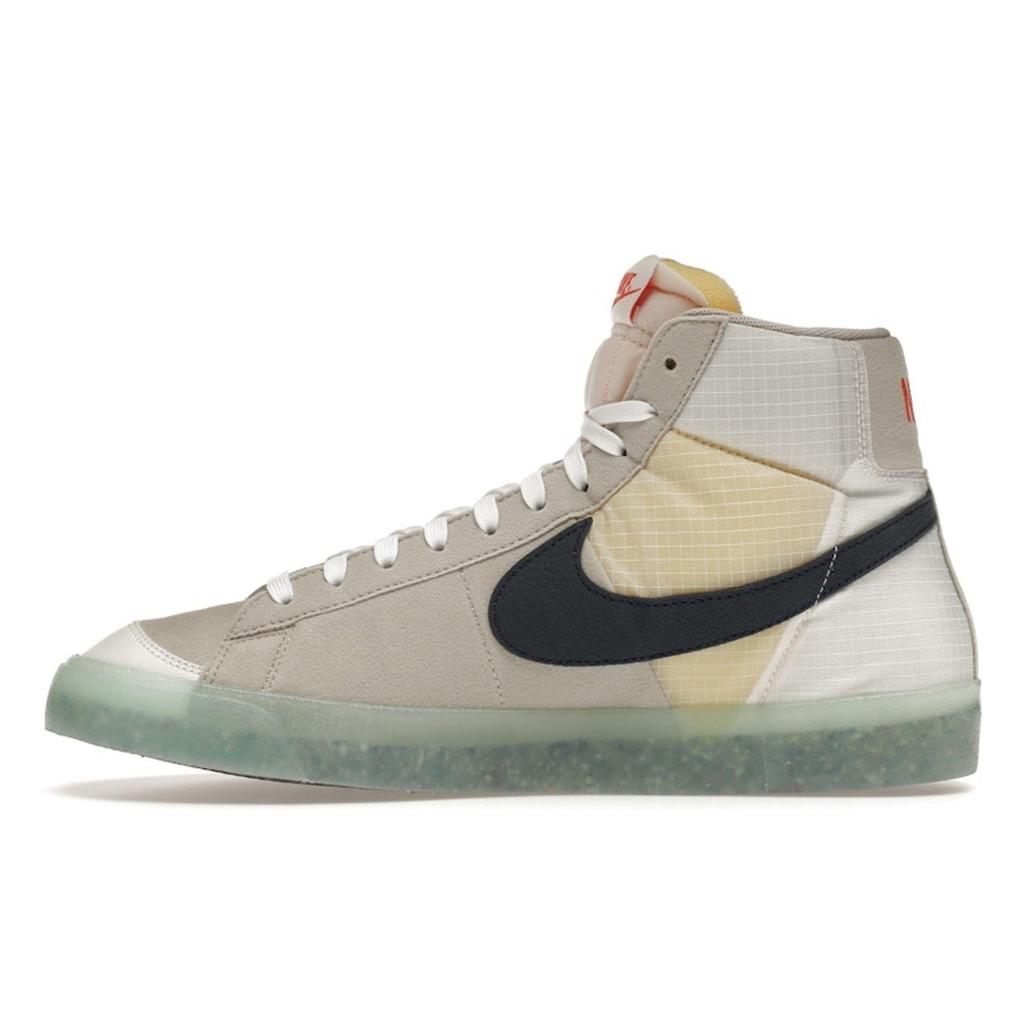 Nike Blazer Mid '77 Move To Zero Men's Cream Navy Orange DH4505-200