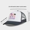 Y2K-Style Baseball Cap with K-Pop Print Design | Summer Mesh Trucker Cap | Festival Gift | Streetwear Sun Hat | Perfect Gift