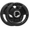 Dumbbell Plate 2 Piece Set 5 Kg Per Plate Three Handles Floor Protecting Rubber Coating Metal