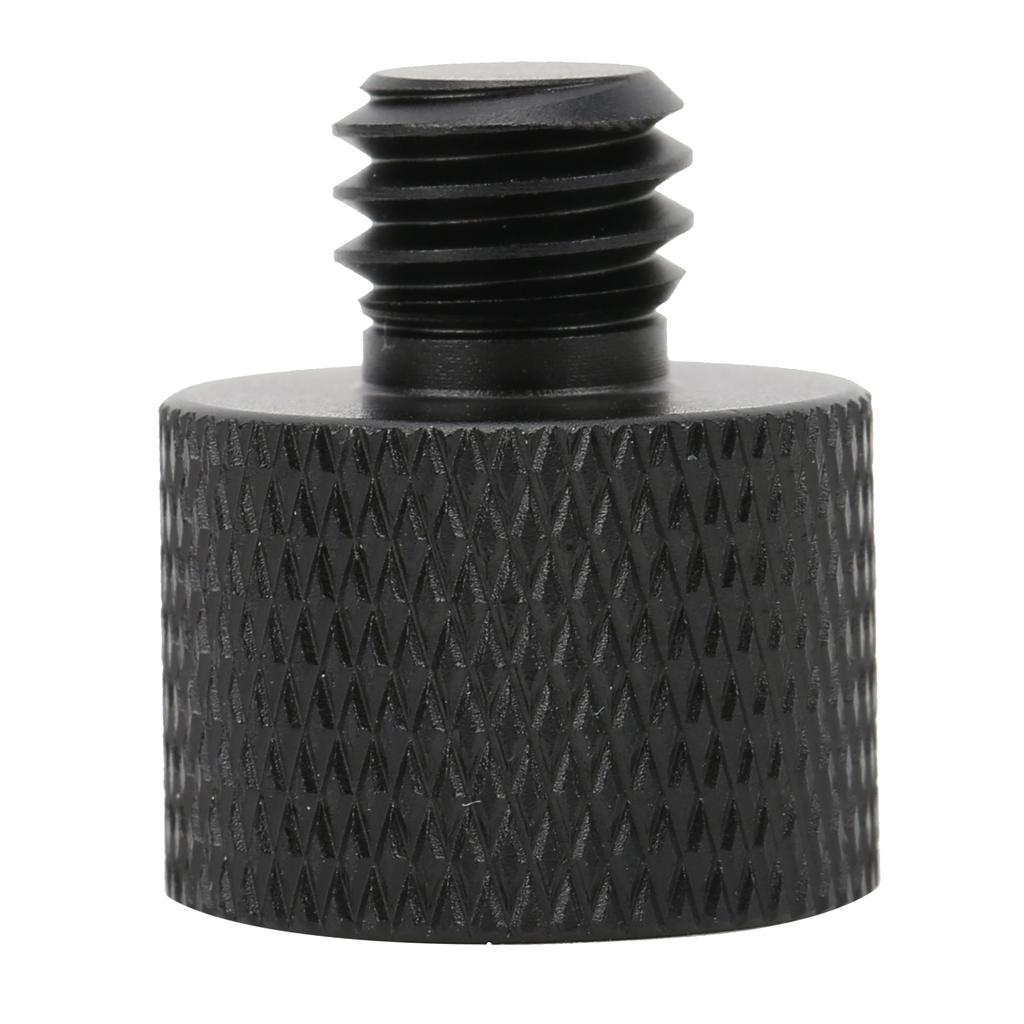 Mic Stand Adapter 5 8 Inch Female To 3 8 Inch Male Screw Thread Adapter for Microphone Stand MountBlack