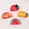 Hair Claw Fruit Design Back Head Shower Clip Medium Size Shark Hair Claw Non-slip Versatile Hair Accessory